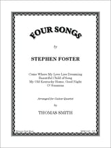 Four Songs by Stephen Foster Guitar and Fretted sheet music cover